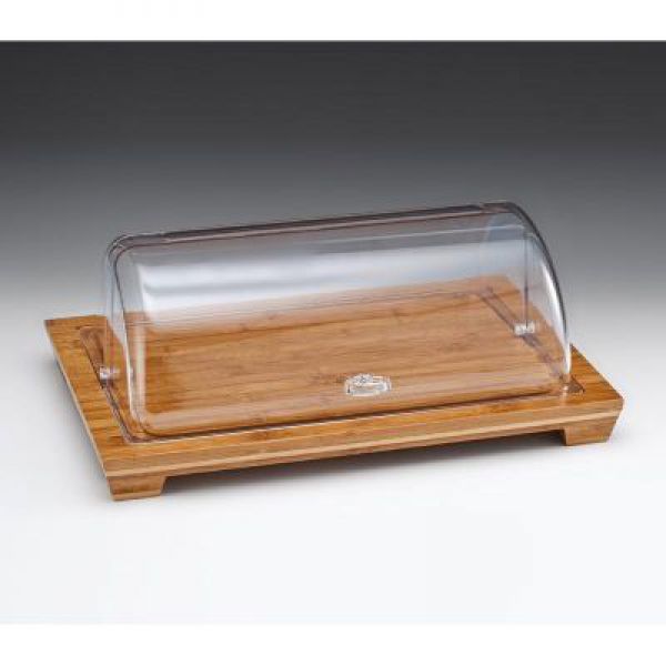 Wooden Bottom Polycarbonat Rolltop Covered Storage Container 