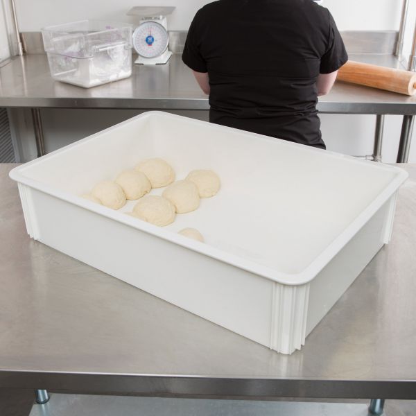 White Polycarbonate Pizza Dough Proofing Box